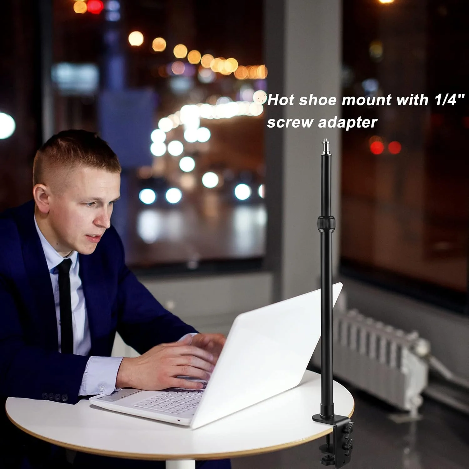 پایه رومیزی با سر توپی چرخان 360 درجه، پایه نصب رومیزی، پایه نور رومیزی آلومینیومی با پیچ 1/4 اینچی برای دوربین DSLR، نور حلقه ای، فیلمبرداری عکاسی پایه رومیزی با سر توپی چرخان 360 درجه، پایه نصب رومیزی، پایه نور رومیزی آلومینیومی با پیچ 1/4 اینچی برای دوربین DSLR، نور حلقه ای، فیلمبرداری عکاسی