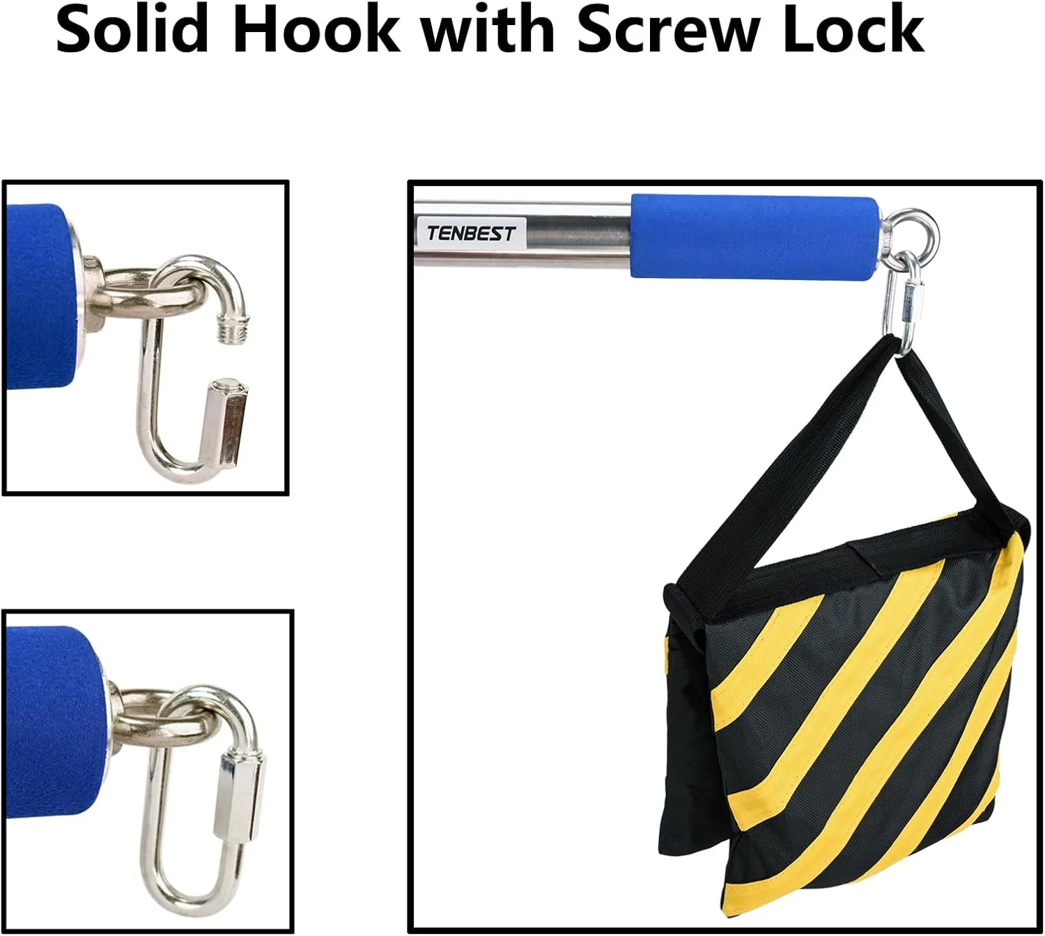 بازوی بوم استیل ضد زنگ سنگین با کیسه شن برای پایه نور حرفه ای و پایه C بازوی بوم استیل ضد زنگ سنگین با کیسه شن برای پایه نور حرفه ای و پایه C