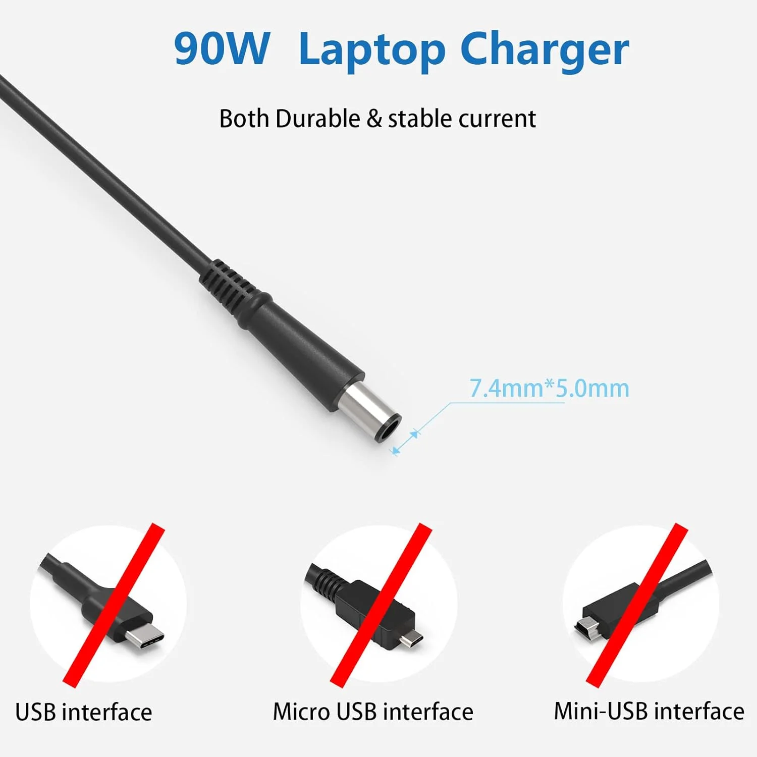 شارژر لپ تاپ 90 واتی سازگار با HP Pavilion DV4 DV5 DV6 DV7 Elitebook 8460p 8470p 8440p 8560p 8760p 8460w 8470w 8570w Probook 4430s 4440s 4520s 4530s 4540s Compaq 6730b 6530b به همراه سیم برق شارژر لپ تاپ 90 واتی سازگار با HP Pavilion DV4 DV5 DV6 DV7 Elitebook 8460p 8470p 8440p 8560p 8760p 8460w 8470w 8570w Probook 4430s 4440s 4520s 4530s 4540s Compaq 6730b 6530b به همراه سیم برق