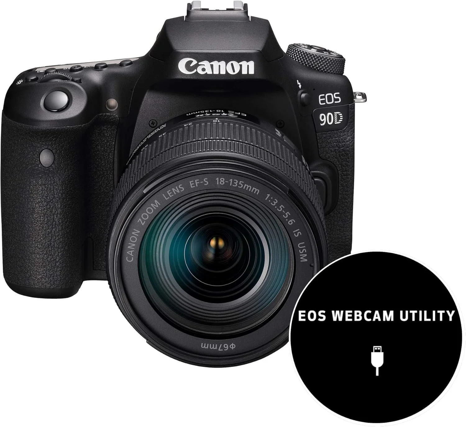 کامرا دیجیتال سیامエル Canon 90D + لینس 18-135 IS USM - سیاه - تصویر 2 کامرا دیجیتال سیامエル Canon 90D + لینس 18-135 IS USM - سیاه - تصویر 2