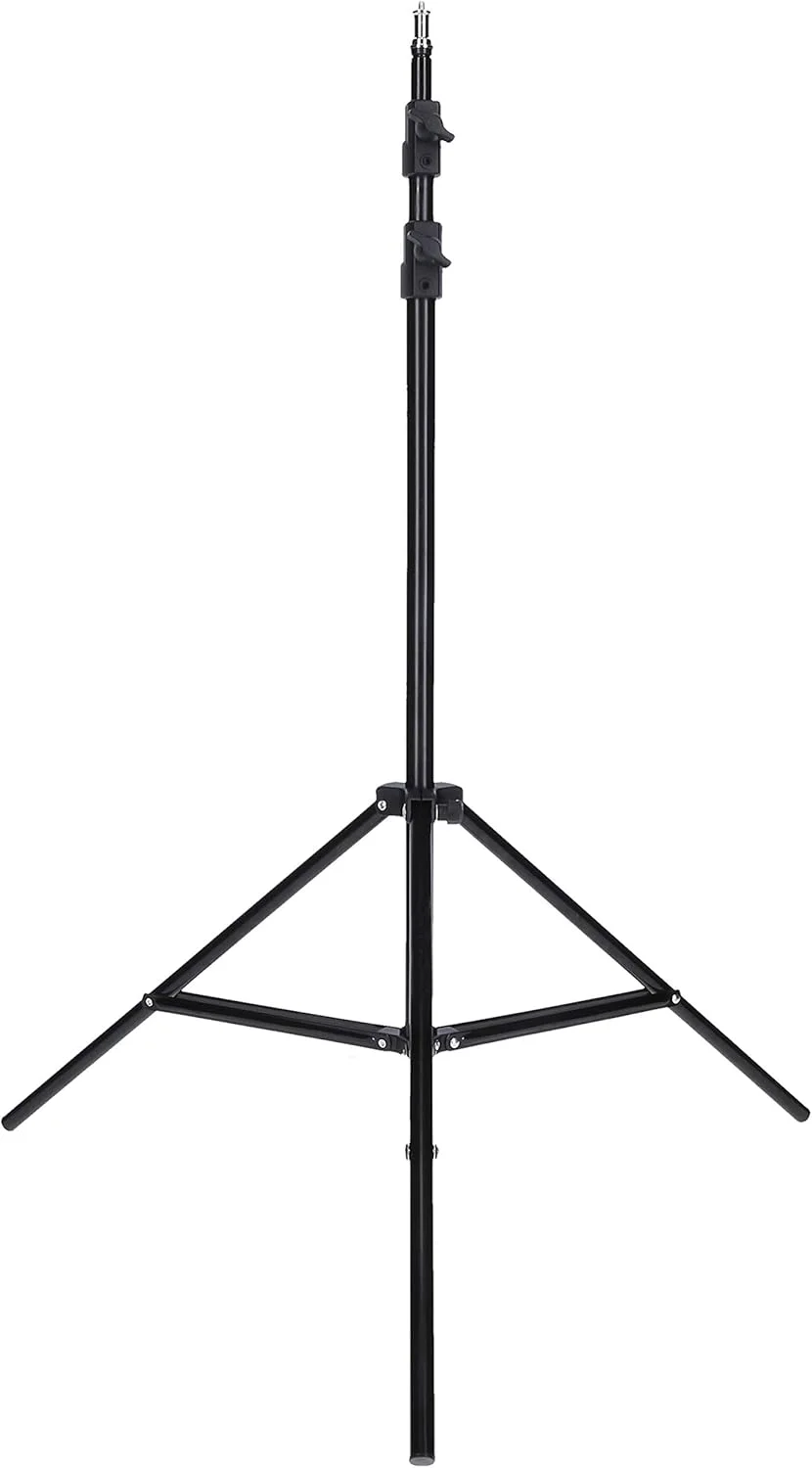 پایه نور رولای 200 سانتی متر. پایه چراغ استودیویی برای نورهای LED مداوم، فلاش و سایر لوازم جانبی با اتصال اسپیکات.