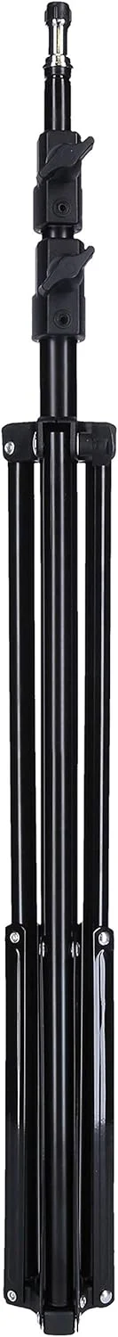 پایه نور رولای 200 سانتی متر. پایه چراغ استودیویی برای نورهای LED مداوم، فلاش و سایر لوازم جانبی با اتصال اسپیکات.