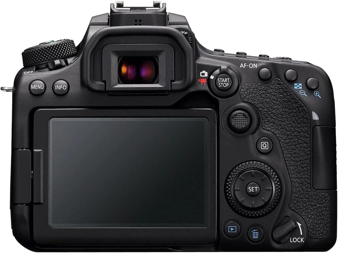 دوربین دیجیتال سLR Canon 90D - سیاه، با کار보انه رسمی UAE - تصویر 3 دوربین دیجیتال سLR Canon 90D - سیاه، با کار보انه رسمی UAE - تصویر 3