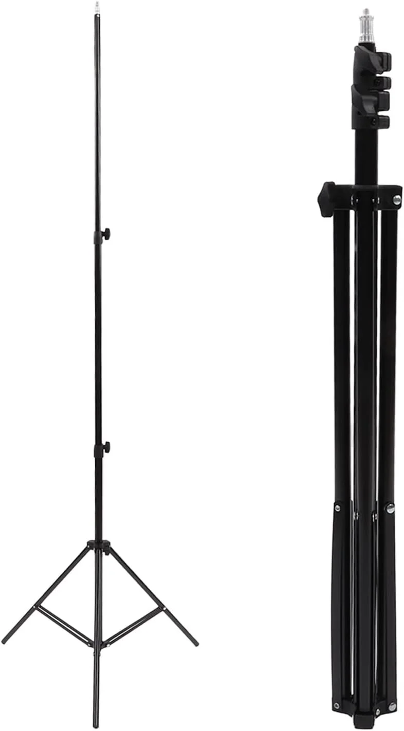 پایه نور، پایه نور عکاسی تلسکوپی 3 قسمتی با ساختار فلزی کاربرد گسترده برای استودیو