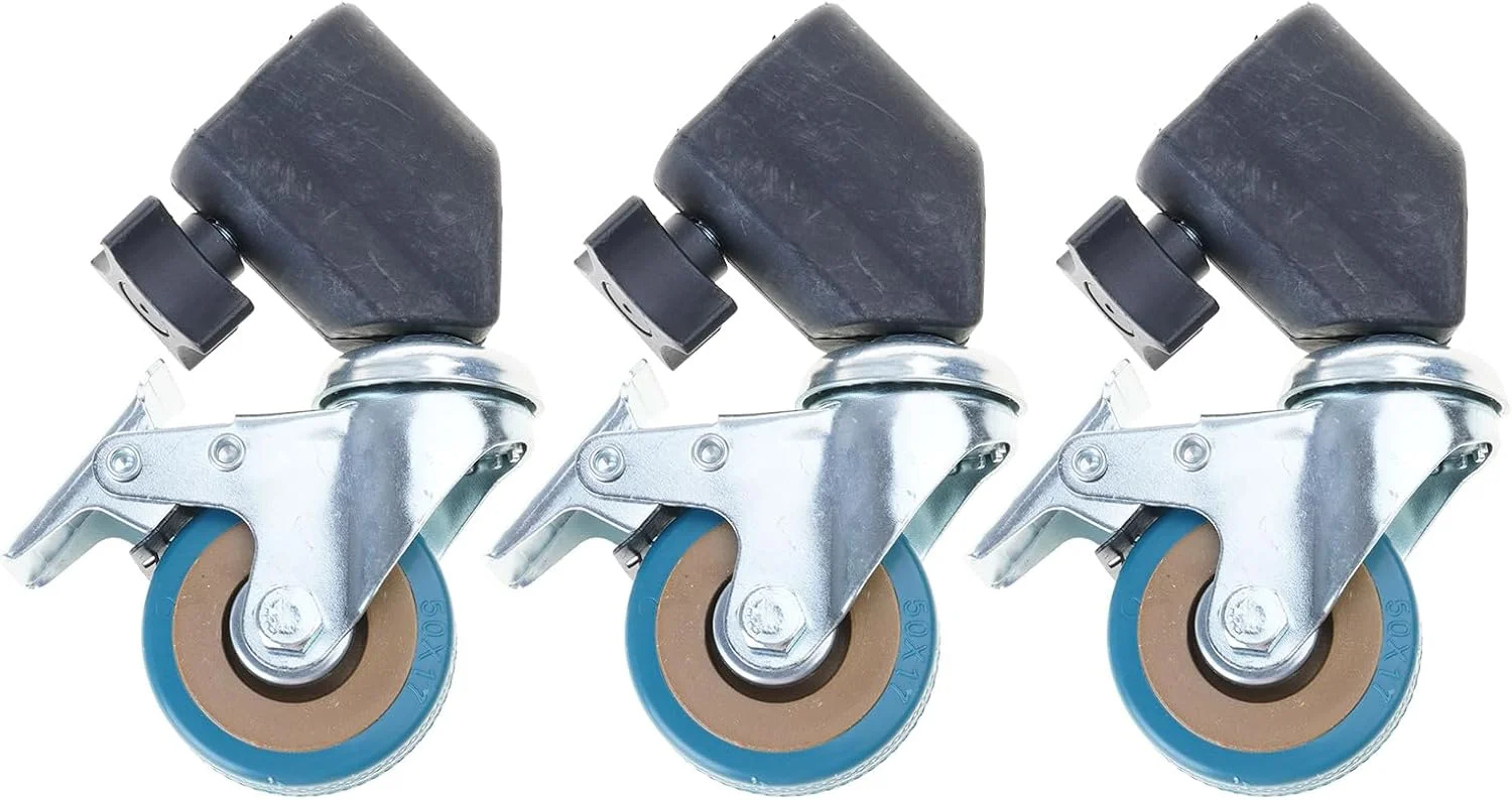 یک ست پایه نورپردازی عکاسی با چرخ های گردان 360 درجه برای حرکت کارآمد یک ست پایه نورپردازی عکاسی با چرخ های گردان 360 درجه برای حرکت کارآمد