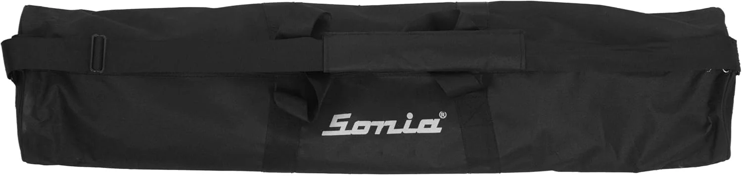 پایه نور چتری تاشو قابل حمل سونیا LS-250 طول 9 فوت به همراه کیف برای نورپردازی استودیویی عکس و فیلم تیک تاک (مشکی)