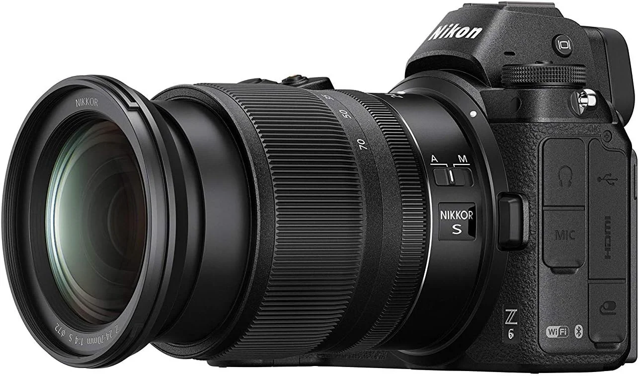 دوربین میکروفرکت نیکون Z6 + لینس نیکور Z 24-70mm f/4 S (سیاه) - تصویر 2 دوربین میکروفرکت نیکون Z6 + لینس نیکور Z 24-70mm f/4 S (سیاه) - تصویر 2