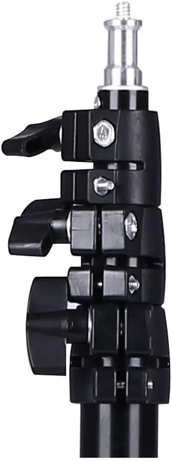 پایه نور استودیویی عکاسی، فیلمبرداری و پرتره 200 سانتی متری (7 فوت) مناسب برای رفلکتور، سافت باکس، نور، چتر و پس زمینه