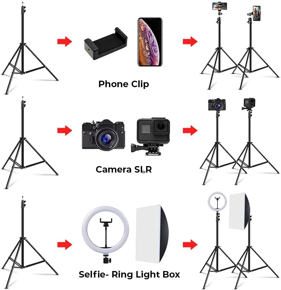پایه نور استودیویی حرفه ای اوزون - 2 متر
