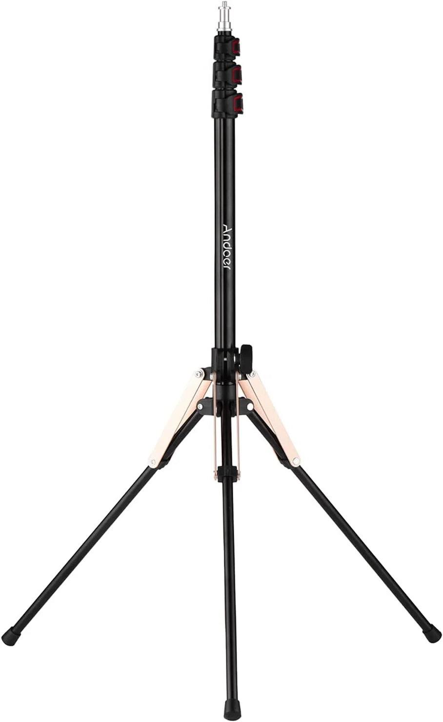 پایه نورپردازی قابل حمل آلیاژ آلومینیوم Labymos 190cm با پایه تاشو معکوس و طراحی قفل های چرخشی 3 قسمتی به همراه پیچ 1/4 اینچی برای رینگ لایت، سافت باکس، فلاش و رفلکتور پایه نورپردازی قابل حمل آلیاژ آلومینیوم Labymos 190cm با پایه تاشو معکوس و طراحی قفل های چرخشی 3 قسمتی به همراه پیچ 1/4 اینچی برای رینگ لایت، سافت باکس، فلاش و رفلکتور