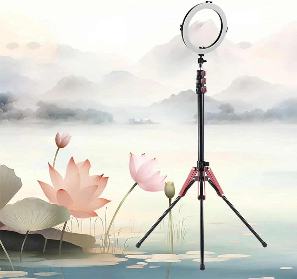 پایه نور ویدئویی قابل تنظیم Labymos با ارتفاع 189 سانتی متر، جنس آلیاژ آلومینیوم، 3 بخش قابل تنظیم، ظرفیت بار 5 کیلوگرم با پیچ رزوه ای 1/4 اینچی برای نور LED ویدئویی/فلاش/ سافت باکس/بازتابنده