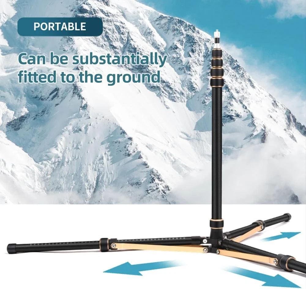 پایه سه پایه قابل تنظیم Labymos 252cm/99in پایه نور ویدئو فیبر کربن 4 قسمتی قابل تنظیم ظرفیت بار 6 کیلوگرم با ستون مرکزی جداشدنی پیچ 1/4 اینچی و 3/8 اینچی برای نور ویدئویی LED / فلاش پایه سه پایه قابل تنظیم Labymos 252cm/99in پایه نور ویدئو فیبر کربن 4 قسمتی قابل تنظیم ظرفیت بار 6 کیلوگرم با ستون مرکزی جداشدنی پیچ 1/4 اینچی و 3/8 اینچی برای نور ویدئویی LED / فلاش