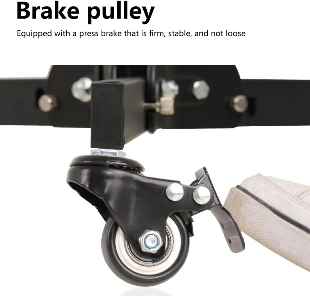 پایه نور ویدئویی قابل تنظیم Irovami با ارتفاع 78.5 سانتی متر، دو قسمتی، ظرفیت بار 50 کیلوگرم با پایه چرخ دار، رابط جهانی سوراخ رزوه ای 1/4 اینچ و 3/8 اینچ برای نور LED ویدئویی، نگهدارنده تلفن، دوربین