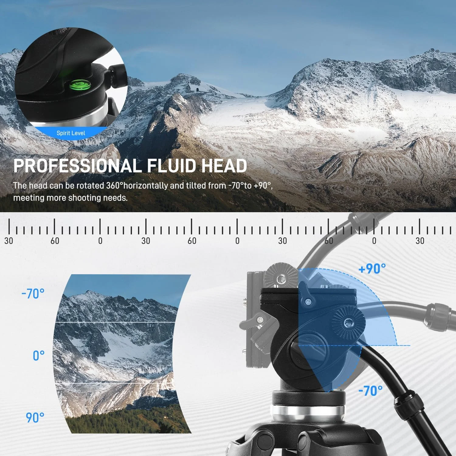 پایه نورپردازی عکاسی GVM S185، پایه سه پایه آلومینیومی قابل تنظیم 1.7 متری برای بازتابنده ها، سافت باکس ها، چراغ ها، چترها، حداکثر بار 30 کیلوگرم، پشتیبانی از چرخش 360 درجه و عکاسی شیب دار پایه نورپردازی عکاسی GVM S185، پایه سه پایه آلومینیومی قابل تنظیم 1.7 متری برای بازتابنده ها، سافت باکس ها، چراغ ها، چترها، حداکثر بار 30 کیلوگرم، پشتیبانی از چرخش 360 درجه و عکاسی شیب دار
