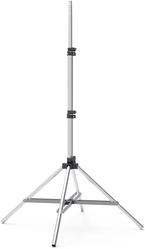 پایه تلسکوپی GLAMCOR برای کیت های نور (نقره ای)