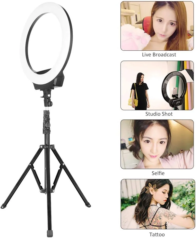 پایه نور آلومینیومی GOWENIC، 5 قسمتی قابل تنظیم از 46.5 سانتی‌متر تا 180 سانتی‌متر، سه‌پایه نور استودیویی عکاسی برای بازتابنده‌ها، فلاش، دوربین، چترها با ظرفیت بارگیری 8 کیلوگرم