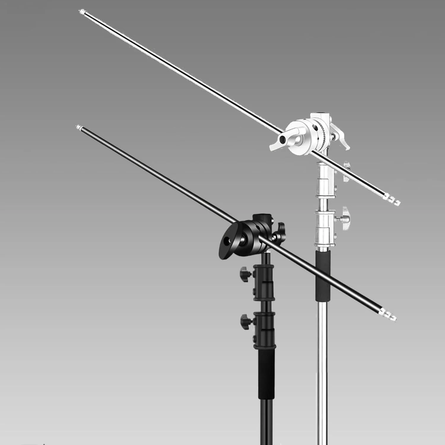 آداپتور نصب پایه نور چند منظوره سنگین با نگهدارنده سر چرخان برای بازوی بوم توسعه دهنده لوازم جانبی عکاسی 4 سوراخ