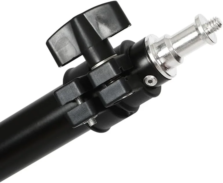 تجهیزات الکترونیکی - بازوی بوم استودیویی با پایه نور و کیسه شن برای اسپیدلایت/فلاش کوچک/ سافت باکس/ ویدئو ال ای دی (همراه با پایه)