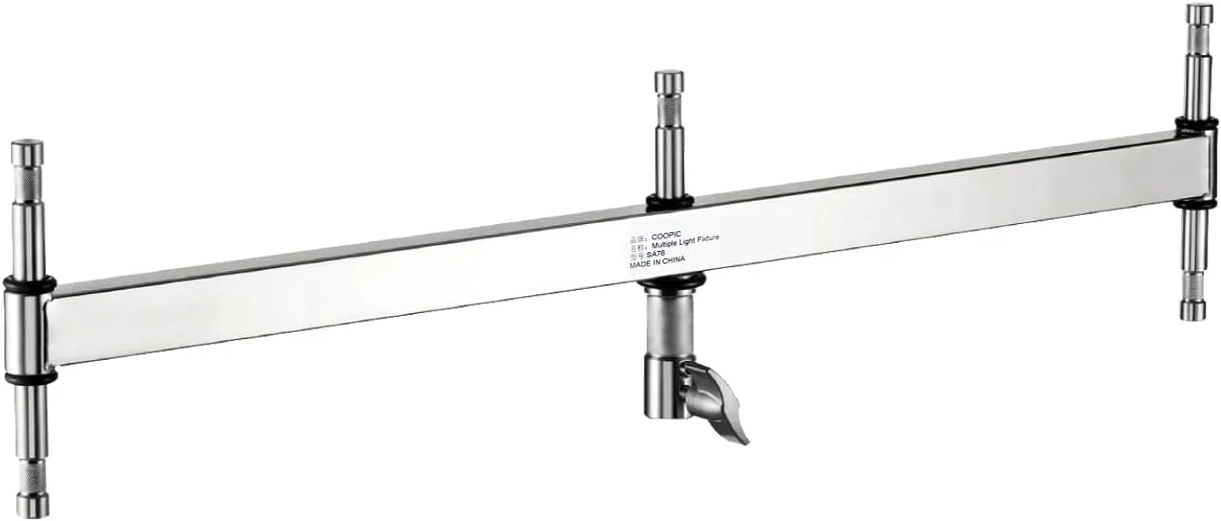 بازوی بوم SA76: راه حلی همه کاره برای نصب نور LED و فلاش استروب، دارای پین های 5/8 اینچی و 1/8 اینچی، مناسب برای پایه C / پایه نور.