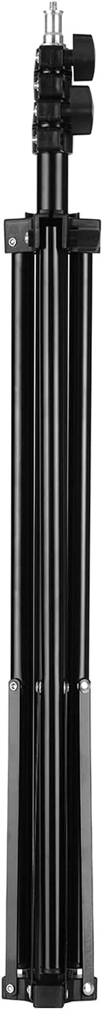 سه پایه Domary، پایه نور فلزی قابل تنظیم حداکثر ارتفاع 1.6 متر با پیچ 1/4 اینچی برای استودیو عکاسی، نور ویدئویی LED، چتر، رینگ لایت