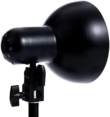 لامپ فلورسنت نورپردازی عکاسی محصول با لامپ 85 واتی و پایه نور 150 سانتی متری