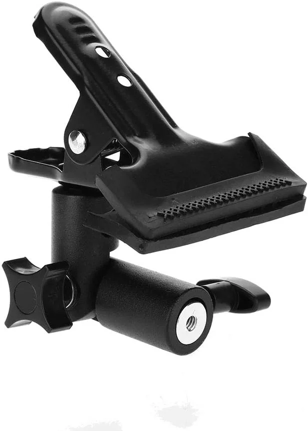 اتصال پایه نور برای بازتابنده، گیره پایه نور استودیویی با قابلیت چرخش 360 درجه، گیره فلزی ضد زنگ برای استودیوی عکاسی اتصال پایه نور برای بازتابنده، گیره پایه نور استودیویی با قابلیت چرخش 360 درجه، گیره فلزی ضد زنگ برای استودیوی عکاسی