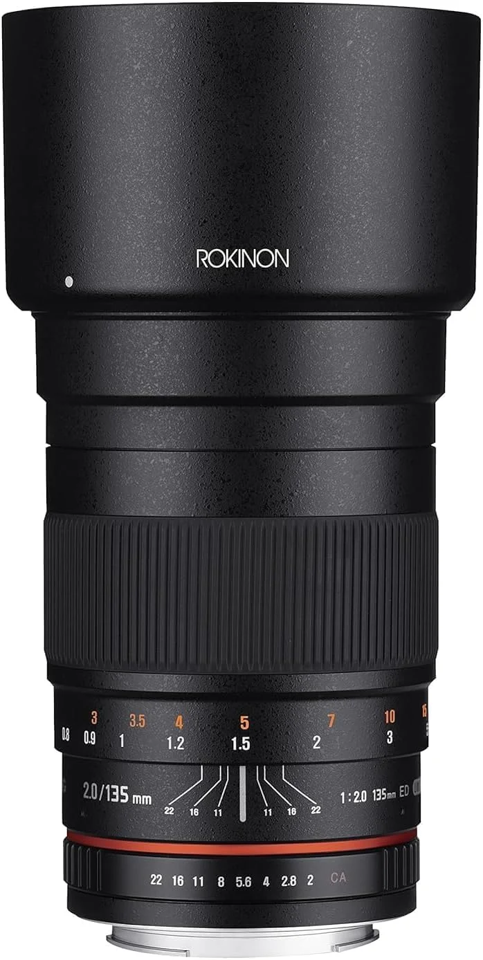 لنز تله فوتو 135mm F2.0 ED UMC Rokinon برای دوربین های دیجیتال SLR کانن