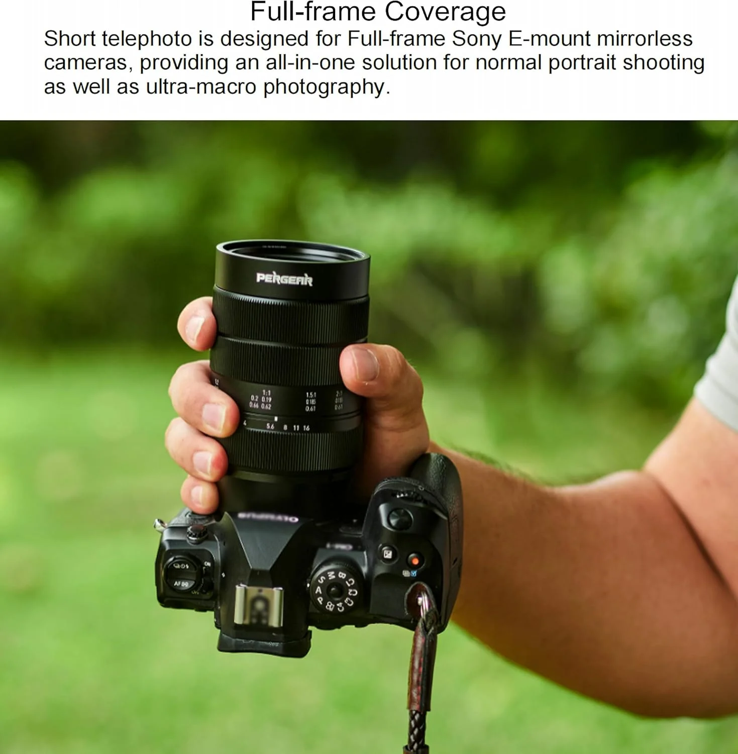 لنز اولترا-ماکرو 60mm F2.8 پرگیر با بزرگنمایی 2X سازگار با دوربین های نیکون Z-mount مدل های Z6 Z7 Z50