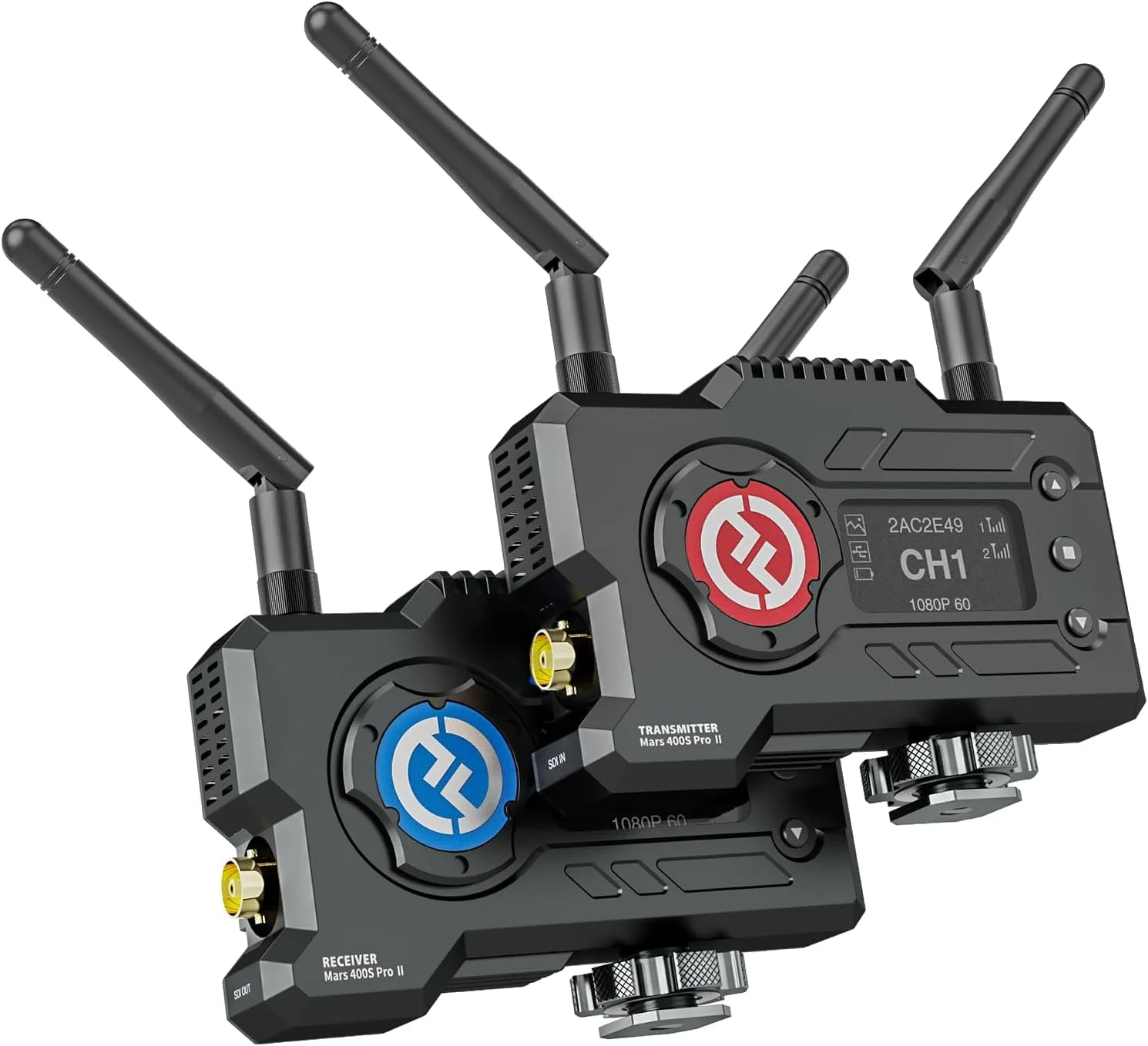 فرستنده و گیرنده وایرلس تصویر Hollyland Mars 400S PRO II با SDI و HDMI، تاخیر ۰.۰۷ ثانیه، برد 150 متر، مانیتورینگ با 4 اپلیکیشن، سیستم انتقال 5G با کیفیت 1080p و سرعت 12Mbps برای فیلمبرداری و پخش زنده فرستنده و گیرنده وایرلس تصویر Hollyland Mars 400S PRO II با SDI و HDMI، تاخیر ۰.۰۷ ثانیه، برد 150 متر، مانیتورینگ با 4 اپلیکیشن، سیستم انتقال 5G با کیفیت 1080p و سرعت 12Mbps برای فیلمبرداری و پخش زنده