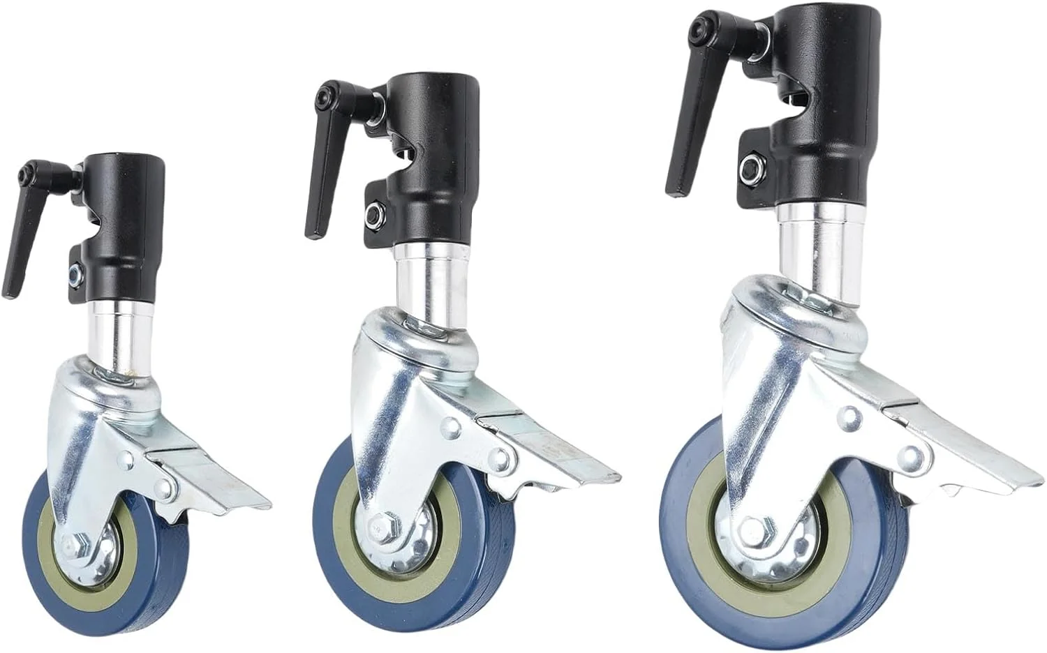 چرخهای نورپردازی عکاسی Annadue، مجموعه چرخهای گردان 360 درجه فلزی بیصدا با ترمز برای پایه نور 25 میلیمتری (3 عدد) چرخهای نورپردازی عکاسی Annadue، مجموعه چرخهای گردان 360 درجه فلزی بیصدا با ترمز برای پایه نور 25 میلیمتری (3 عدد)