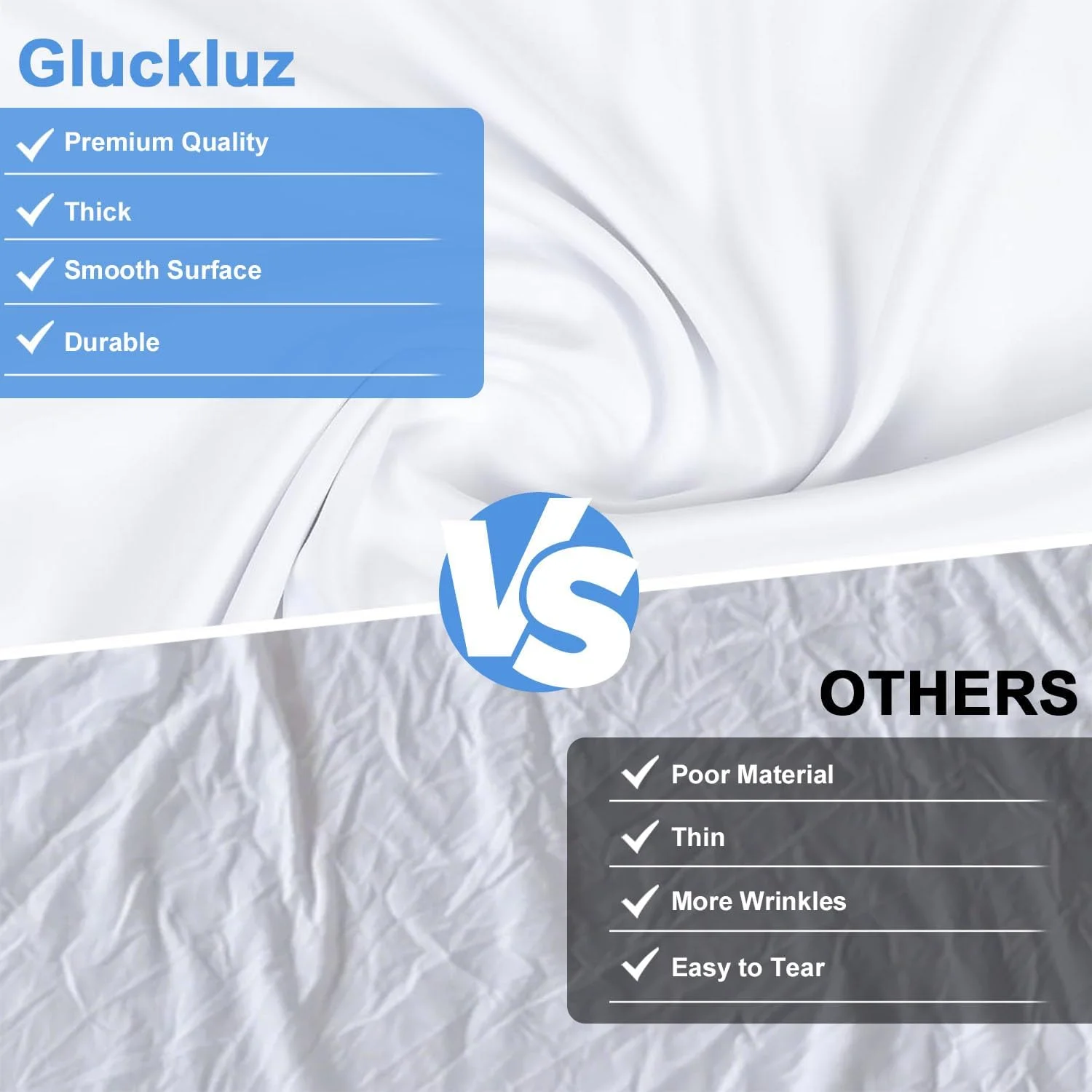 پس زمینه عکاسی گلوکلاز 3M*3M، کاغذ پس زمینه مقاوم در برابر چروک، دو طرفه، قابل شستشو، صفحه پس زمینه برای استودیو عکاسی و فیلمبرداری، پخش زنده و زوم (سفید) پس زمینه عکاسی گلوکلاز 3M*3M، کاغذ پس زمینه مقاوم در برابر چروک، دو طرفه، قابل شستشو، صفحه پس زمینه برای استودیو عکاسی و فیلمبرداری، پخش زنده و زوم (سفید)