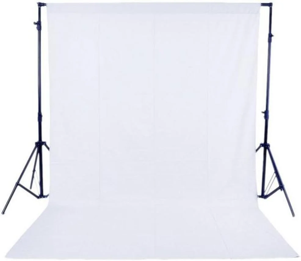 پس زمینه عکاسی پارچه ای غیر بافته سفید 1.5x3 متری