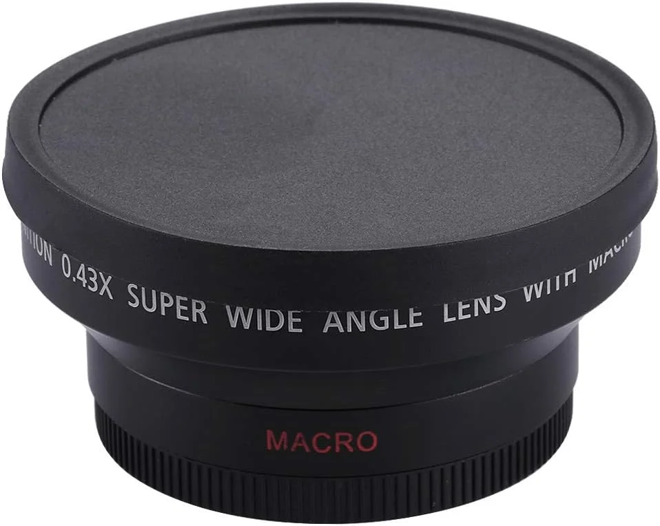 لنز زاویه باز فوق العاده عریض 62 میلی متری 0.45X به همراه لنز ماکرو، لوازم جانبی دوربین