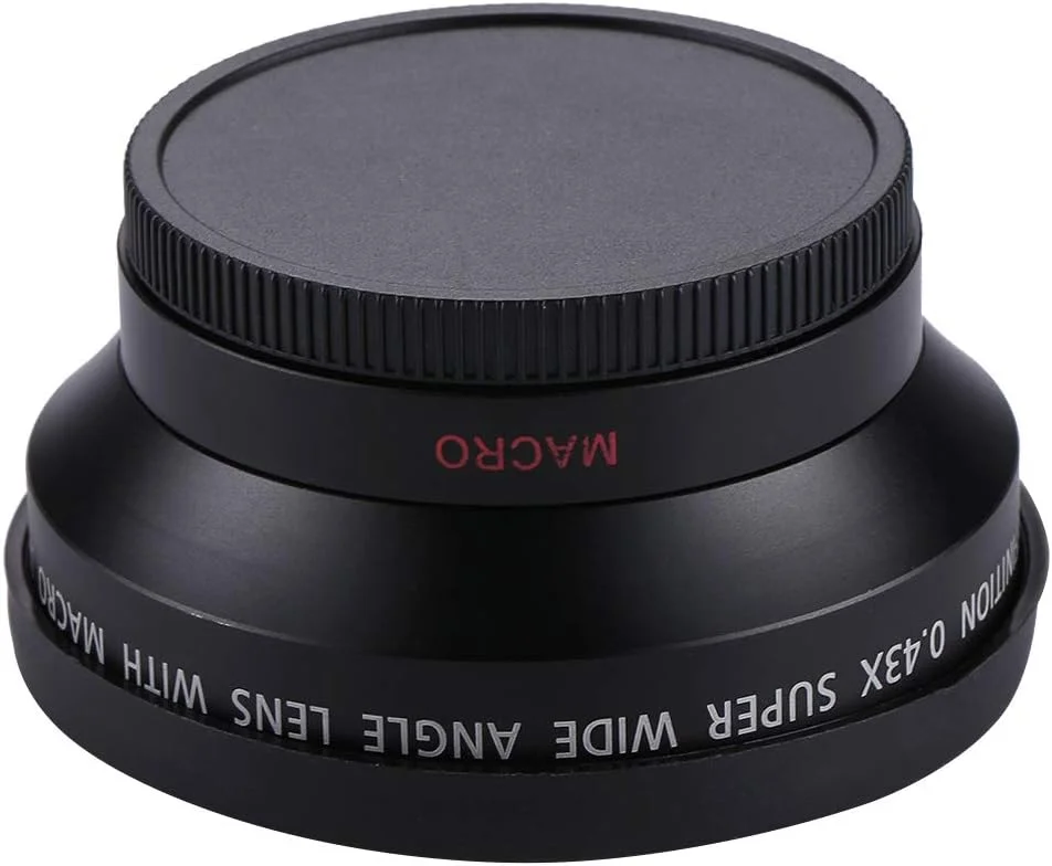 لنز زاویه باز فوق العاده عریض 62 میلی متری 0.45X به همراه لنز ماکرو، لوازم جانبی دوربین