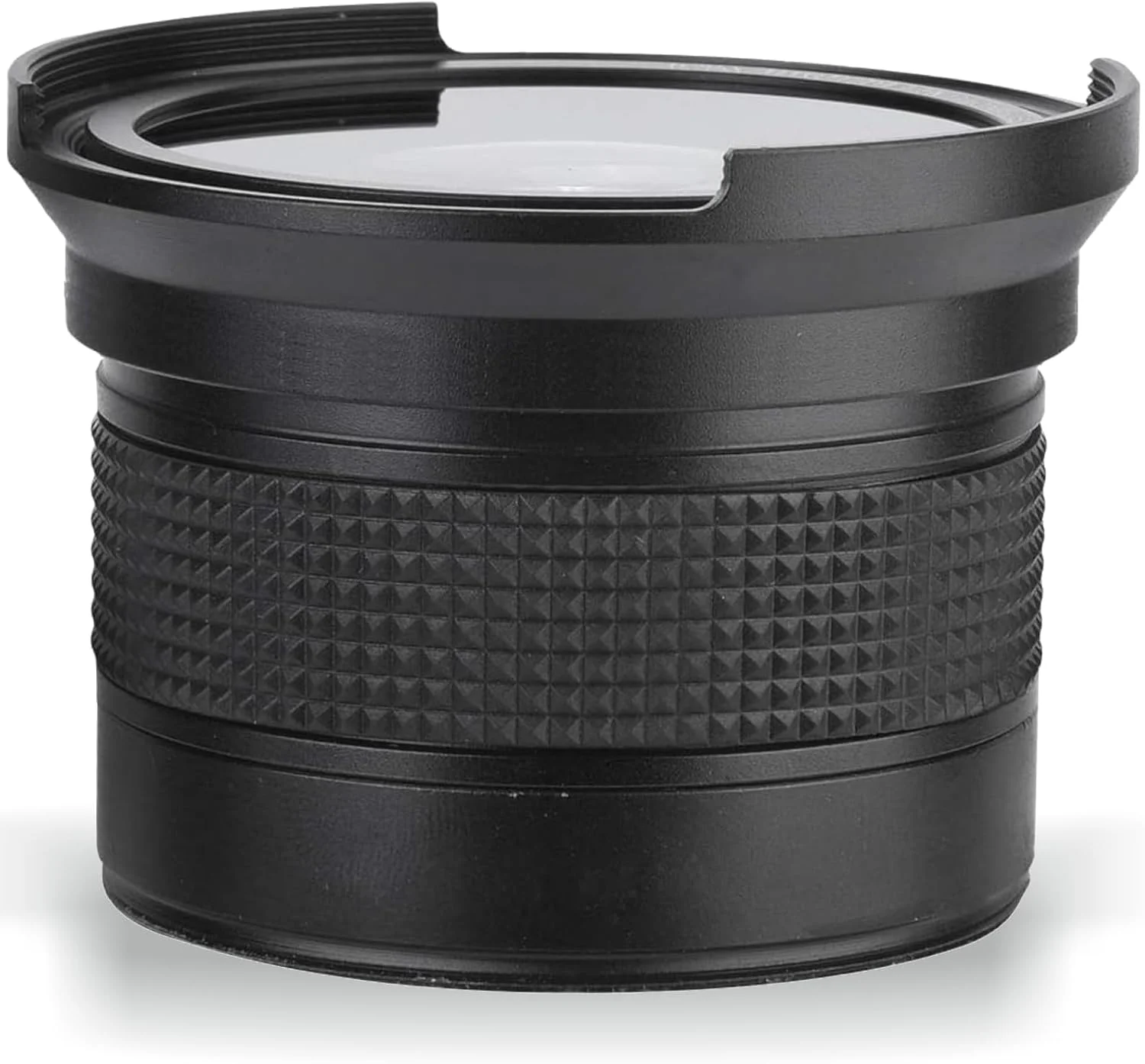 لنز چشم ماهی Agatige، لنز دوربین فیلمبرداری زاویه فوق عریض 58 میلی متری 0.35X با دهانه E برای دوربین های SLR DSLR مشکی، قابل نصب روی دوربین های بدون آینه