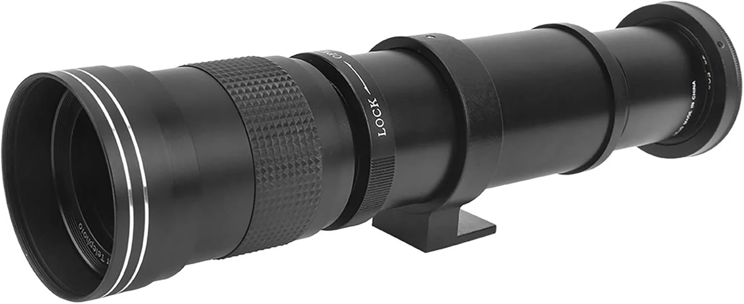 لنز تله فوتو حیات وحش برای دوربین های با مانت Canon EF-S (مشکی) لنز تله فوتو حیات وحش برای دوربین های با مانت Canon EF-S (مشکی)