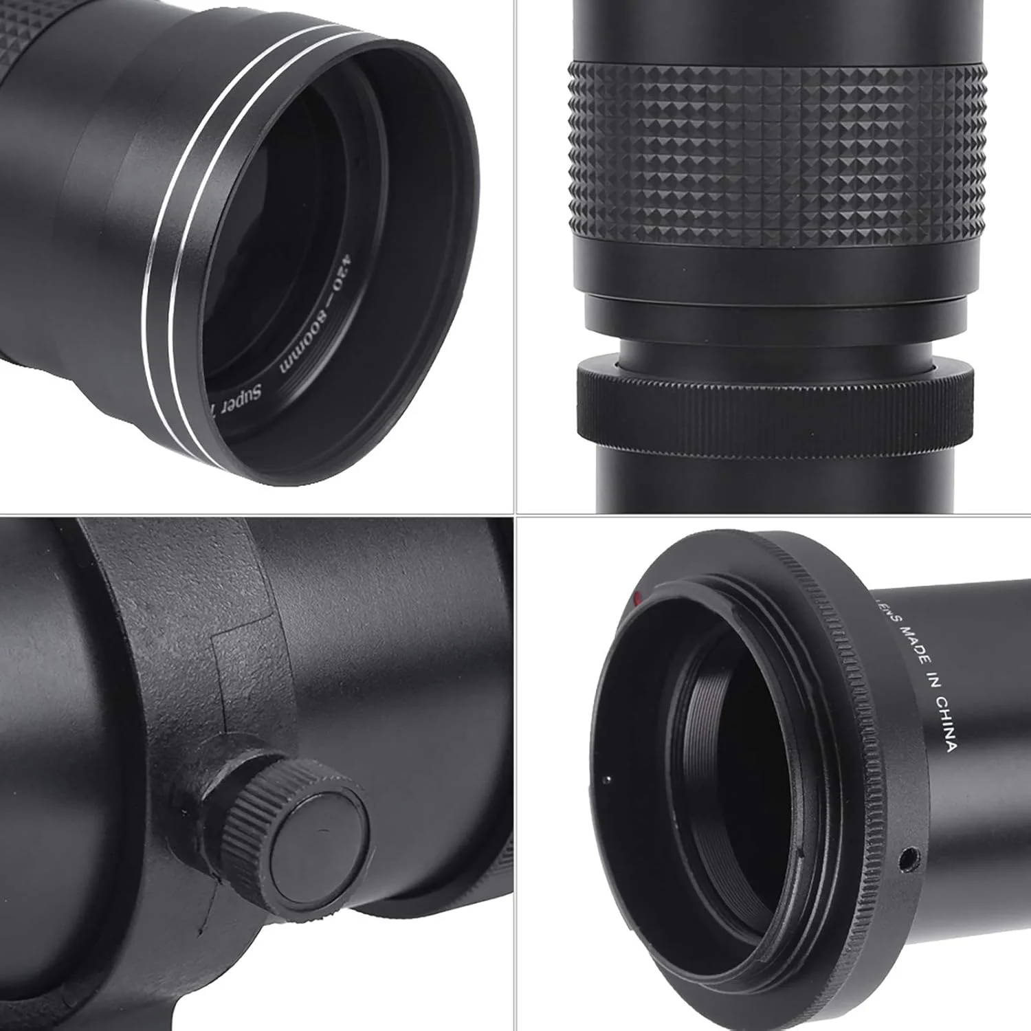 لنز تله فوتو حیات وحش برای دوربین های با مانت Canon EF-S (مشکی) لنز تله فوتو حیات وحش برای دوربین های با مانت Canon EF-S (مشکی)