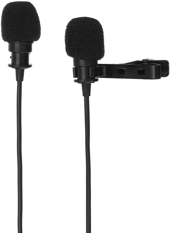 میکروفون خازنی یقه ای همه جهته LENSGO LYM-DM1 2 در 1 با کابل 6 متری