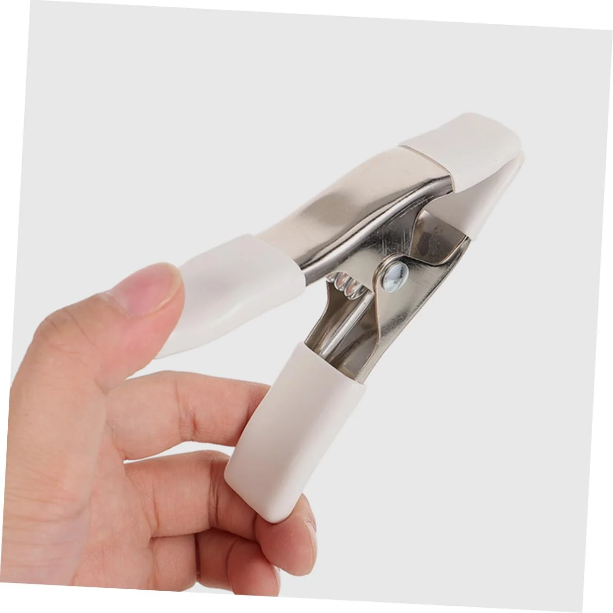 گیره های پس زمینه فنری Veemoon، گیره های پس زمینه، گیره های نگهدارنده پس زمینه، نقره ای کروم، 8 عدد گیره های پس زمینه فنری Veemoon، گیره های پس زمینه، گیره های نگهدارنده پس زمینه، نقره ای کروم، 8 عدد