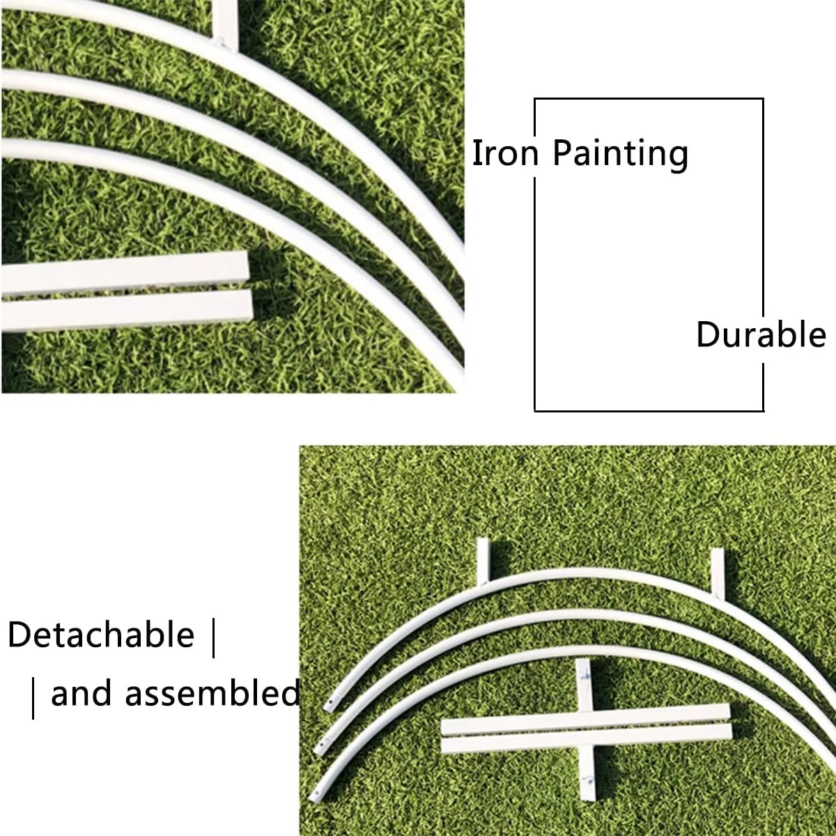 استند پس زمینه فلزی دایره ای 1.2 متری، حلقه گل برای عروسی، کیت حلقه بادکنک برای جشن تولد، جشن های نوزادی، جشن های جشنواره، تزئینات مهمانی