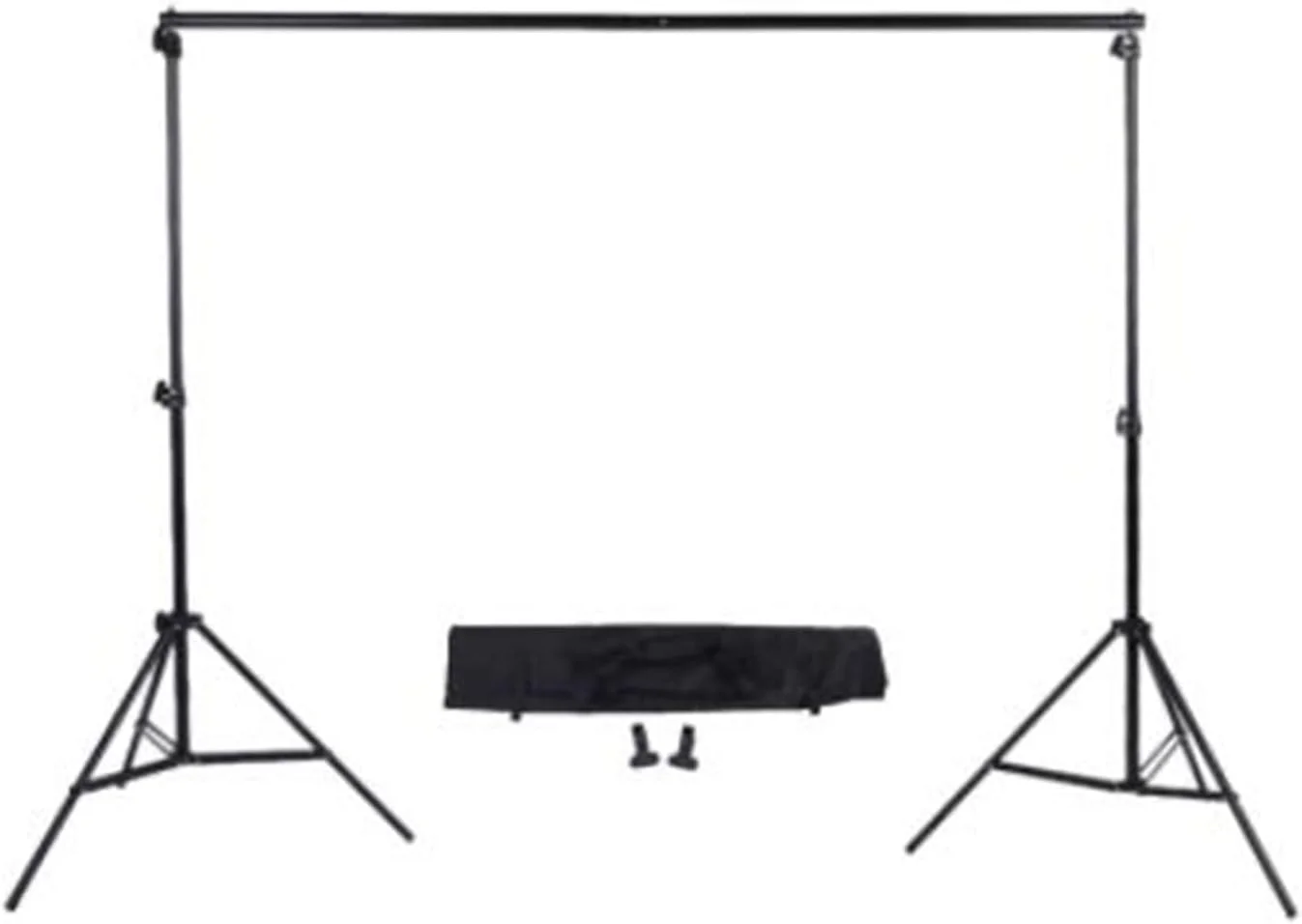 پایه фон عکاسی 2 * 3 متری با گیره: کیت میله фон استودیویی قابل تنظیم