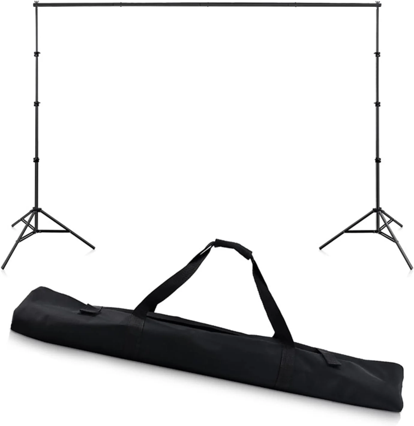 پایه های پس زمینه 2.6 * 3 متری آلیاژ آلومینیومی سیستم پشتیبانی پس زمینه برای استودیو عکس عکاسی با کیف