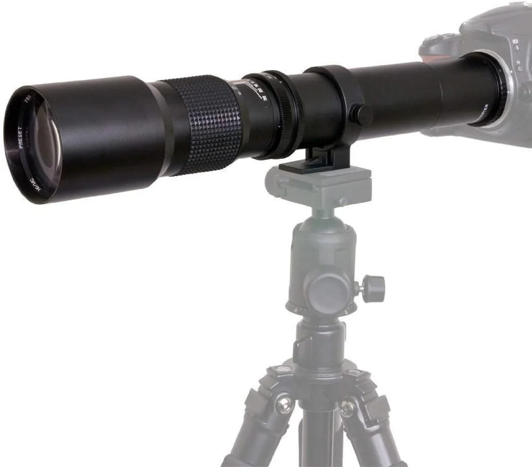 لنز تله فوتو دستی 500mm/1000mm f/8 با قدرت بالا برای دوربین های دیجیتال SLR سونی Alpha A-Mount مدل های Alpha A99V, A99, A77, A68, A65, A58, A57, A55, A37, A35, A33, A900, A700, A580, A560, A390, A380, A290 لنز تله فوتو دستی 500mm/1000mm f/8 با قدرت بالا برای دوربین های دیجیتال SLR سونی Alpha A-Mount مدل های Alpha A99V, A99, A77, A68, A65, A58, A57, A55, A37, A35, A33, A900, A700, A580, A560, A390, A380, A290