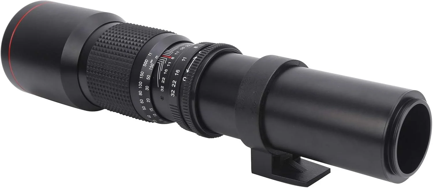 لنز 500mm F32، ساختار تمام فلزی لنز سوپر تله فوتو 500mm تله فوتو برای مانت