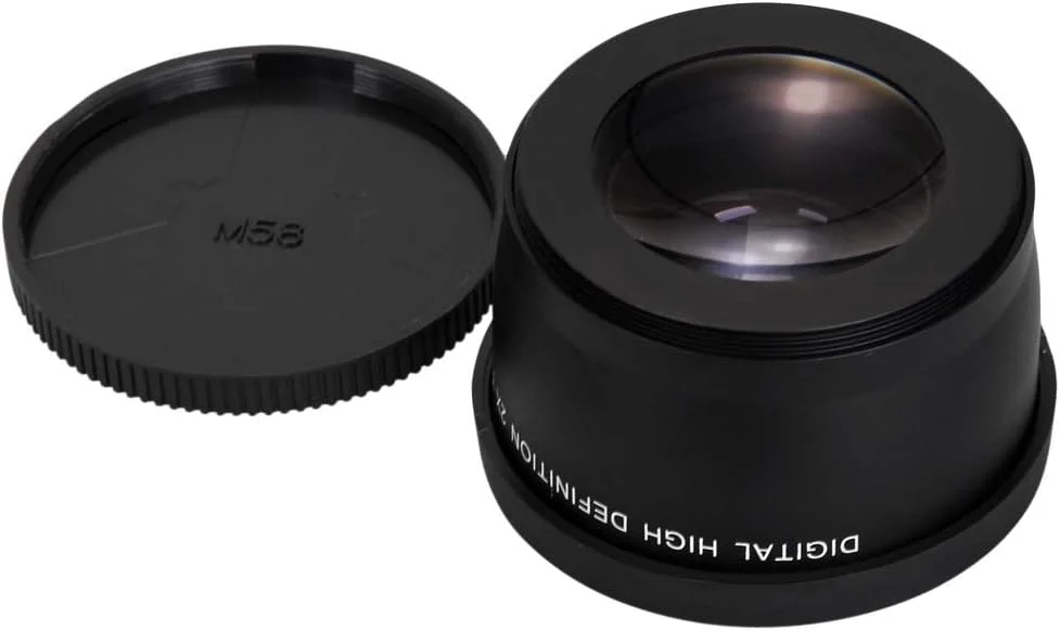 مبدل تله فوتو 2X با قطر 58 میلی‌متر برای لنز 18-55 میلی‌متر