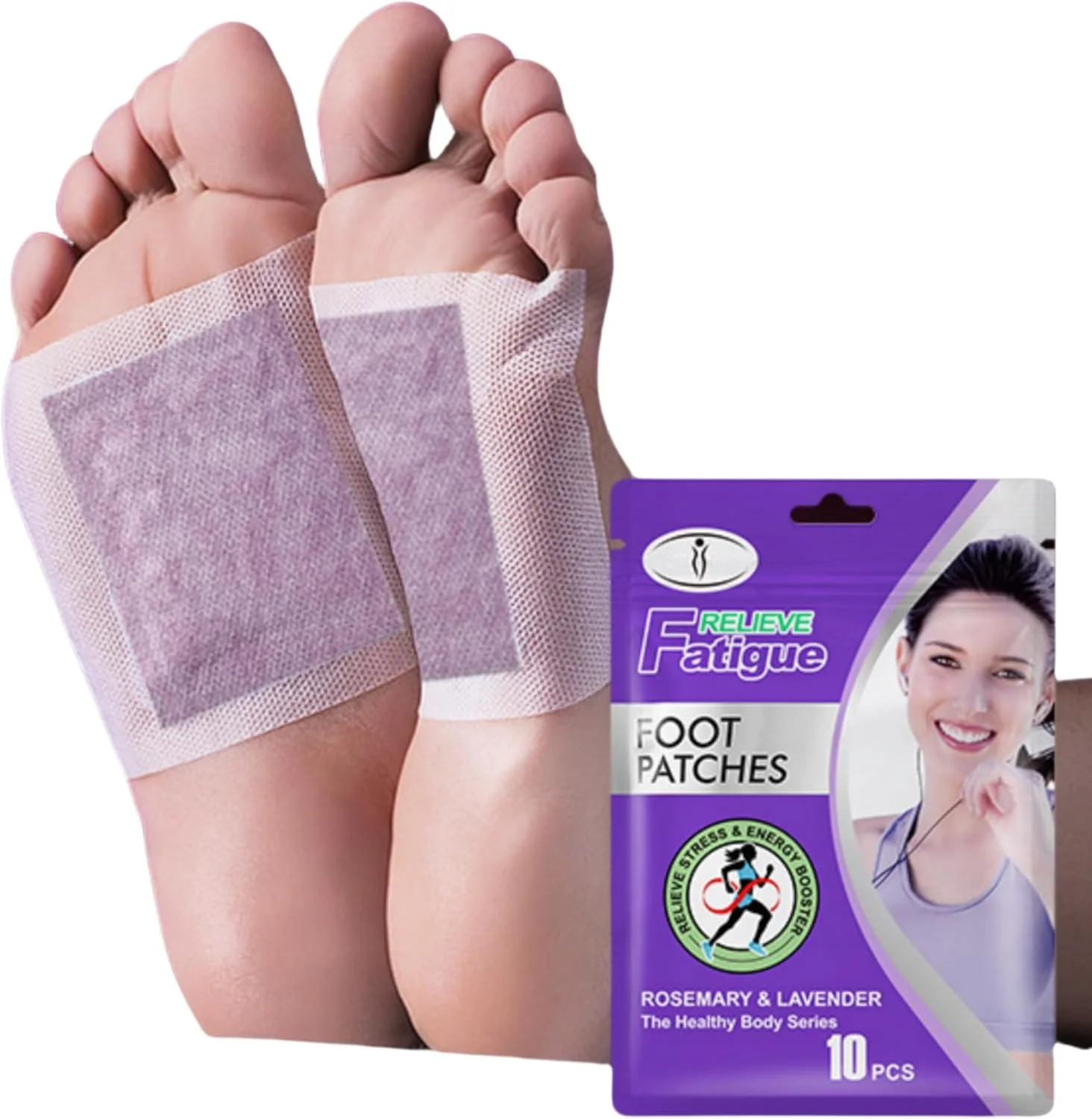 پد پا اسطوخودوس و رزماری 10 عددی، پدهای آرامش بخش پا، بهبود گردش خون، افزایش متابولیسم، رفع رطوبت، کاهش فشار، بهبود کیفیت خواب، طبیعی