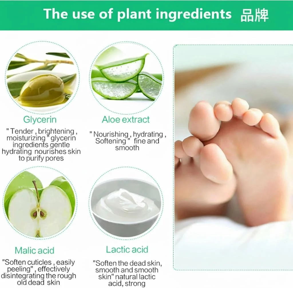 ماسک لایه بردار پا، ماسک پا با ژل آلوئه ورا طبیعی، ماسک لایه بردار پا برای پوست های سفت، جوراب های لایه بردار پا، از بین برنده پینه پا، مراقبت از پا، از بین برنده پوست سفت پا، برای زنان و مردان (آلوئه ورا) (3 عدد) ماسک لایه بردار پا، ماسک پا با ژل آلوئه ورا طبیعی، ماسک لایه بردار پا برای پوست های سفت، جوراب های لایه بردار پا، از بین برنده پینه پا، مراقبت از پا، از بین برنده پوست سفت پا، برای زنان و مردان (آلوئه ورا) (3 عدد)