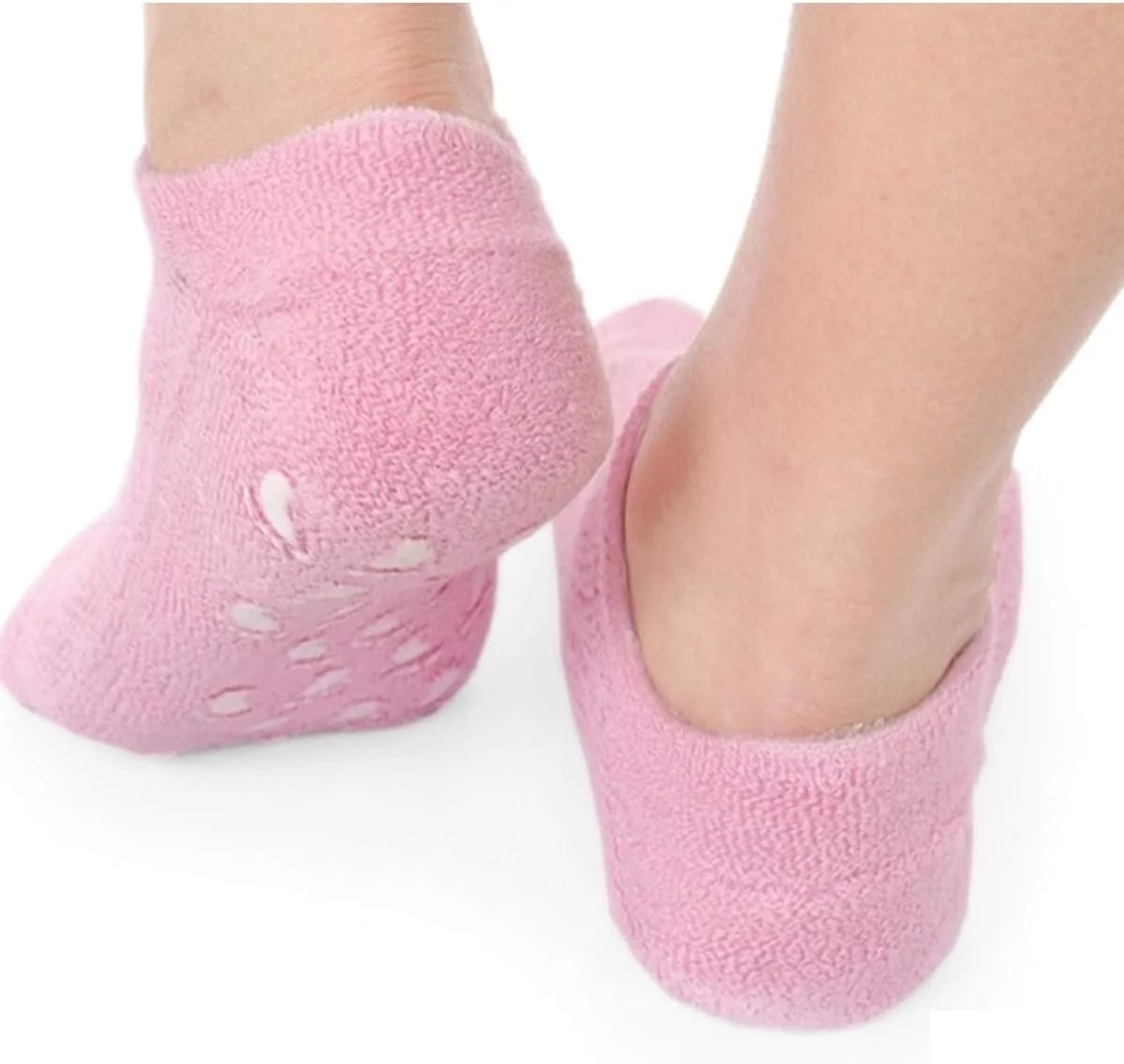 ست دستکش ماسک پا و جوراب ژلی آبرسان - درمان اسپا لایه بردار، روشن کننده و مرطوب کننده برای داشتن دست و پاهایی نرم و لطیف - جوراب های نخی مراقبت زیبایی در رنگ های متنوع