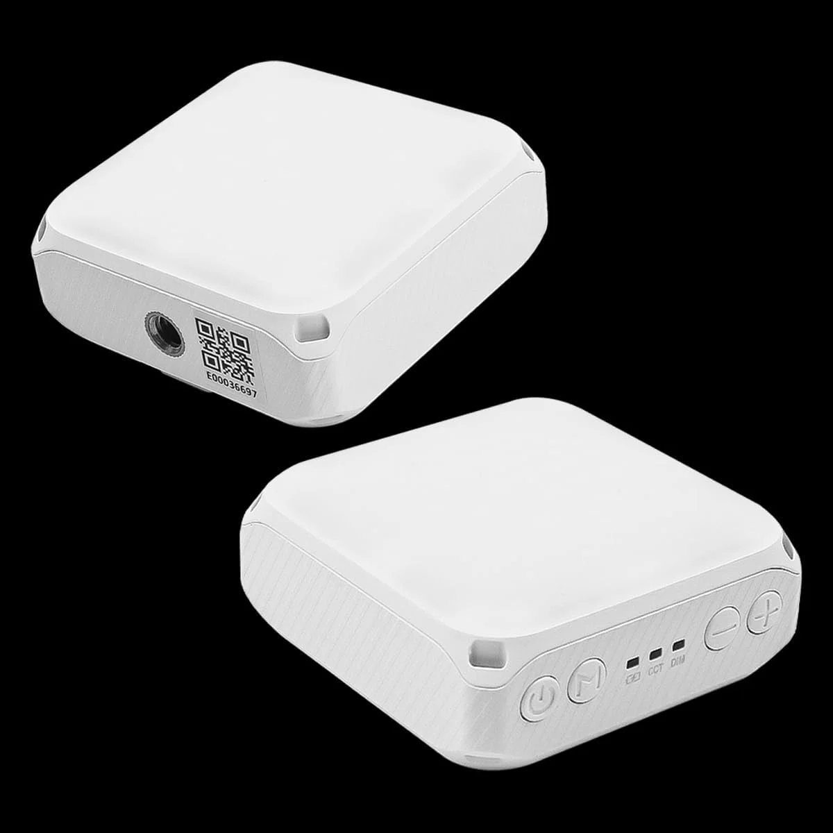 چراغ LED دو رنگ کوچک چند منظوره با قابلیت تنظیم دمای نور، قابل شارژ، مناسب برای نورپردازی تکمیلی، 2500K-8500K، با قابلیت تنظیم شدت نور و اتصال مغناطیسی، مناسب برای تولید ولاگ و پخش زنده - سفید