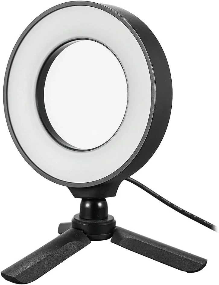 نور حلقه ای ویدئویی چند منظوره 5 وات LED، نور ویدئویی کنفرانس با 5 سطح CCT، طراحی مغناطیسی، نور سلفی برای لپ تاپ، ولاگ، شورت، عکسبرداری در فضای باز نور حلقه ای ویدئویی چند منظوره 5 وات LED، نور ویدئویی کنفرانس با 5 سطح CCT، طراحی مغناطیسی، نور سلفی برای لپ تاپ، ولاگ، شورت، عکسبرداری در فضای باز